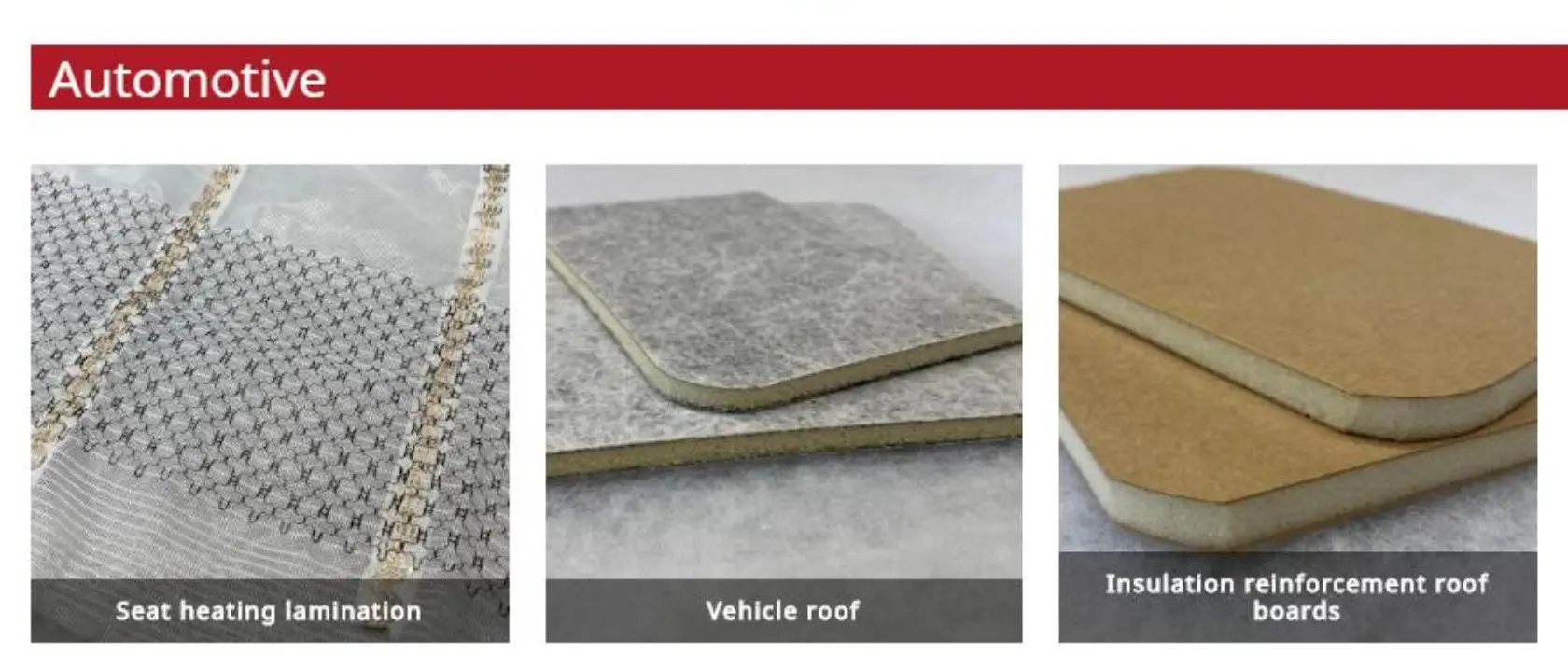 Automotive interior composite materials